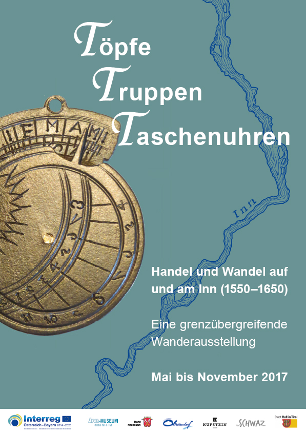 Toepfe Truppen Taschenuhren Ausstellungsplakat